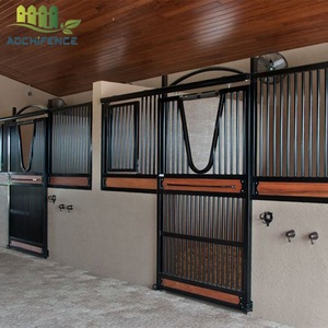 اسطبل خيول متنقل وقابل للتعديل للعناية بالخيول في الهواء الطلق، يستخدم كحظيرة مستقلة وحلول مؤقتة لإيواء الخيول - Product Image 4