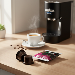 Toraldo CLASSICA Confezione da 100 Capsule di Caffè Compatibili con LAVAZZA BLUE [0,14 Capsule] Coperchi in Alluminio, Metallo, Plastica e Ceramica - Product Image 3