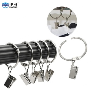 OEM Accepte les clips de fixation pour rideaux de douche, les anneaux de rideaux et les crochets de rideaux avec clips - Product Image 1