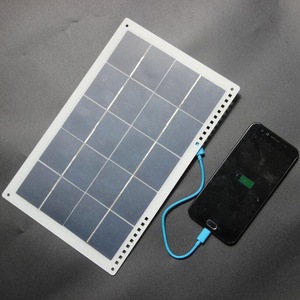 Masuyoshi Mitsu 10W <b>5V</b> 19.5% Efficiency 2A Solar Charger Panel Monocrystalline Silicon Mobile Phone Power Bank Charging - Product Image 1