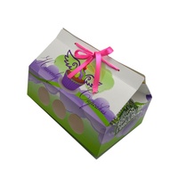 Boîte à desserts jetable portable pour gâteaux, tarte aux œufs, hamburgers, Mousse, boîte d'emballage de bonbons, boîte de boulangerie avec logo personnalisé