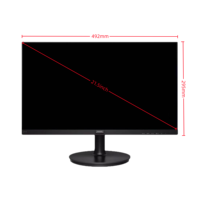 Écran de moniteur LCD couleur HD de 21,5 pouces pour tableau d'acuité visuelle Philips, équipement d'optométrie, projecteur de tableau de test optique
