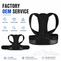 Cinturón Corrector de Postura Ajustable de PU con Malla Transpirable Invisible Bajo la Ropa para Trabajo de Oficina - Proveedor Mayorista OEM