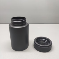 Bouteilles de médicaments / capsules en PET noir mat 100 ml 120 ml 180 ml avec bouchon à vis pour vitamines, comprimés, emballages de soins de santé
