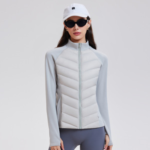 Customized <strong>Women's</strong> Casual Winter Down Jacket Goose Down Stand Collar <strong>Lightweight</strong> Puffer <strong>Coat</strong> Plus Size <strong>S</strong>-4XL - Product Image 4