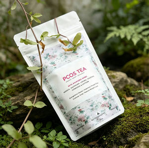 <span class=keywords><strong>Tisane</strong></span> Bien-être aux Herbes avec Gingembre Frais Séché, Feuille d'<span class=keywords><strong>Ortie</strong></span> et Feuille de Menthe Verte pour la Gestion Naturelle du Poids et le Contrôle de l'Acné – Sachet de Thé en Vrac - Product Image 1