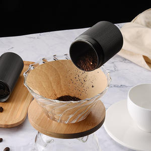 Moulin à café manuel personnalisable en aluminium réglable pour usage domestique KMDJ A2 - Product Image 1