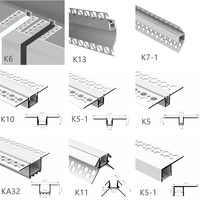 Profils d'extrusion en aluminium de qualité supérieure, étanches IP65, pour éclairage d'angle LED, W19.9mm H19.9mm