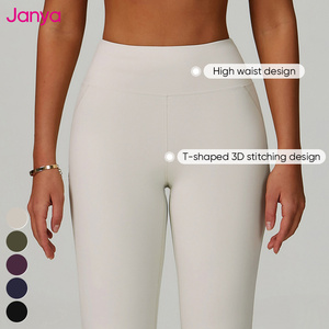 Janya, conjunto de entrenamiento de 2 piezas para mujer, alto para impacto, secado rápido, gimnasio, conjuntos de <span class=keywords><strong>Fitness</strong></span>, Sujetador deportivo transpirable, mallas de Yoga, adultos sólidos - Product Image 5