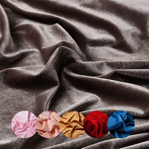 Harga Pabrik Kain Beludru Korea Kain Beludru Rajut Tebal untuk Gaun Cheongsam Fashion - Product Image 1