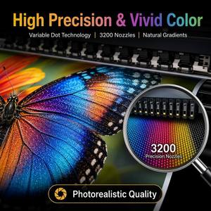 1.8m 4 Head Eco Solvent <b>Printer</b> High Speed Large Format Inkjet <b>Machine</b> Flex Banner Vinyl <b>Sticker</b> Printing Wholesale - Product Image 3
