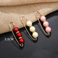 Broche Ajustable para Cintura con Perlas y Diamantes de Imitación, Pin Antideslizante para Ropa, Accesorio de Moda.