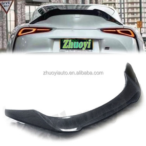 V Style voiture coffre arrière Spoiler en Fiber de carbone pour Toyota <span class=keywords><strong>Supra</strong></span> A90 A91 2023 2020 2021 <span class=keywords><strong>2022</strong></span> Boot Lip Tuning accessoire coffre aile RC - Product Image 1