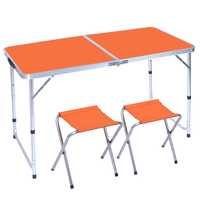 Table et chaises de pique-nique de Camping en aluminium pliantes portables