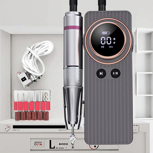 Machine à ongles sans fil rechargeable 35000 tr/min, polisseuse électrique professionnelle sans fil, lime à ongles, fournitures pour manucure en gros - Product Image 5