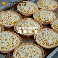 Ligne de production automatique de pizzas Seny SY-860, machine à fabriquer des bases de pizzas, machine à former des pizzas à haute productivité