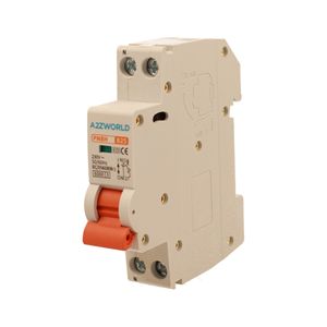 Interruptor Automático MCB 1P+N 1M 6000A B25A CA 230V IP20 PN8H en Línea con las Normas IEC60898-1 - Product Image 3