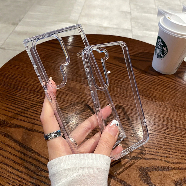 Transparent Shockproof Hard Cover for Samsung S26 Ultra Clear Space Case Mobile Phone Case for Galaxy S24 Ultra S25 Ultra S23