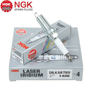 Untuk NGK asli Laser Platinum busi steker 1406 DILKAR7B11 untuk Toyota Matrix Prius Plus-produk asli - Product Image 4