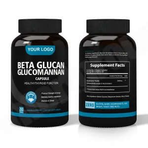 Private Label Weight Loss Slimming Pills Supplement Beta Glucan Clucomannan Capsules