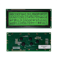Módulo de Matriz de Puntos COB MTB2004C 2004, 20*4 Puntos, HD44780 STN, Pantalla LCD Monocromática de Caracteres, Microtech Y/G, Retroiluminación CN;GUA, Área Activa
