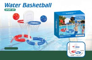 Ensemble de jeux aquatiques flottants à double <span class=keywords><strong>panier</strong></span> pour le basketball de <span class=keywords><strong>piscine</strong></span> et le jeu de lancer d'anneaux aquatiques, jeu aquatique pour deux personnes pour un divertissement et une compétition en plein air - Product Image 6