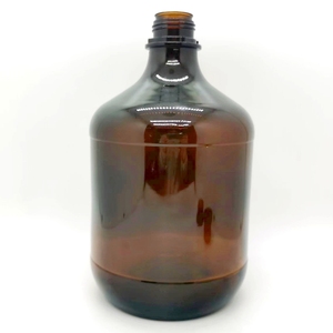 Botella de Vidrio Ámbar Vintage de 2.5 L (2500 ml) para Envasar Bebidas Alcohólicas, con Tapa Hermética para Cerveza, Jugo, Limoncello - Product Image 3