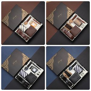Set de Regalo de Cartera Negra para Hombre, 7 Piezas, Reloj, Cinturón y Bolígrafo, en Caja de Regalo, para Promoción Empresarial - Product Image 5