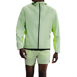 2025 New Custom Training and Jogging Clothing <strong>Men</strong> Running Waterproof Outdoor Eco-Friendly <strong>Nylon</strong> Hooded Windbreaker Jacket Sports - Product Image 3