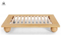 Cadre de lit queen style pin meubles de maison minimalisme antique cadre de lit durable en MDF cadre de lit king size cadre de lit queen en bois de frêne