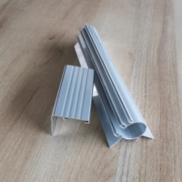 Profil de dissipateur thermique en aluminium extrudé sur mesure, alliage 6061 6063, usinage CNC, radiateur anodisé, équipement électronique, OEM ODM
