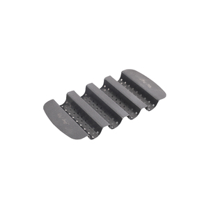OKAY BK-S2019 Plaque de cuisson 4 cavités antiadhésive en acier <span class=keywords><strong>au</strong></span> carbone pour saucisses, compatible <span class=keywords><strong>four</strong></span>, pour burgers et hot-dogs faits maison, certifiée LFGB - Product Image 5