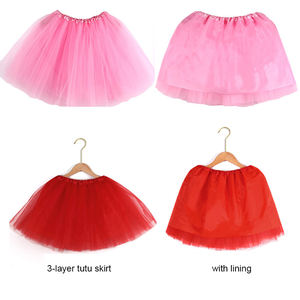 Vestido de falda tutú de tul de 3 capas elástico clásico con forro para niños adultos puesta en escena Ballet evento Fiesta disfraz - Product Image 4