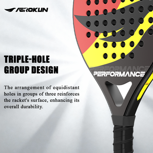 ไม้ตีแพดเอลทำจากคาร์บอน3K 12K 18K ทำจากเพชรทรงกลม - Product Image 3