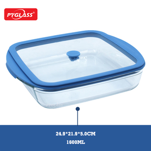 Bandejas para Hornear Cuadradas de Vidrio de Borosilicato Alto Pyglass, Resistentes al Calor, con Tapa de Vidrio - Product Image 2