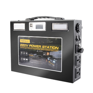 สถานีไฟฟ้าพกพา Romilly 220V 300W สำหรับตั้งแคมป์กลางแจ้ง แบตเตอรี่สำรองฉุกเฉิน พร้อมไฟฉาย - Product Image 1