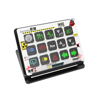 HSV293 Stream Deck para juegos de simulador-15 teclas LCD, macros personalizados-Ideal para configuraciones de Euro Truck y Flight Sim, soporte OEM