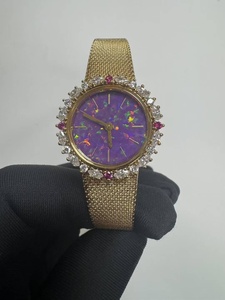 Orologio opale intarsiato con pietre preziose, oro Vintage orologio da <span class=keywords><strong>donna</strong></span>, lussuoso Romance francese di fascia alta 2025 nuovo modello - Product Image 2