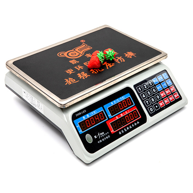Factory Digital Weighing Sales Directly 30Kg Electronic Price Computing Scale OEM CLEVER ACS-268B Fruit Vegetable Kitchen Scale