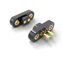 4mm Pitch 1A Current 2-32Pin Male and Female Pogo Pin Connector Standard Screw Hole Plug-in Connector