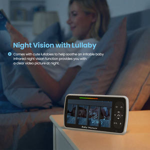 Moniteur Bébé Vidéo 5 Pouces avec Caméra, Vision Nocturne Infrarouge, Audio Bidirectionnel, Mode ÉCO, Batterie 3000 mAh et Rotation à 355 Degrés - Product Image 5