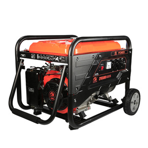 เครื่องกำเนิดไฟฟ้าแบบโครงเปิด 50/60 เฮิรตซ์ 220V/380V ความจุ 420 ซีซี เครื่องยนต์เบนซิน สตาร์ทมือ 004-007 - Product Image 3