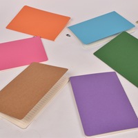 Carnet de notes couleur A5 / Cahier d'étudiant / Bloc-notes A6 à feuilles mobiles pour réunions d'entreprise / Bloc-notes couleur Morandi – Idéal comme cadeau