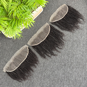ผมมนุษย์อินเดียแท้แบบหยิกฟู 13x4  พร้อมเชือกผูกผมแบบใส HD Lace Frontal & Closure  ความหนาแน่น 150%-180%  ถักด้วยมือ - Product Image 5