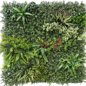 Panel de Pared de Plástico Verde Artificial, Pared Vegetal Artificial, Seto de Césped Sintético, Decoración Ecológica para Jardín, Interior y Exterior, Bodas - Product Image 4