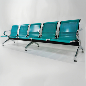 Chaises d'attente commerciales pour bureaux, aéroports, banques, salons, sièges 5 places, chaises de réception pour hôpitaux et salles d'attente - Product Image 6