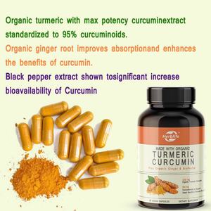 OEM Curcumin <b>Turmeric</b> 2250mg | 95% Curcuminoids & <b>Black</b> Pepper Extract | Advanced Absorption for Joint Support - Product Image 3
