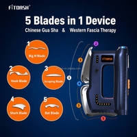 Fabricant chinois d'outils de massage vibrants chauffants, ensemble d'outils Gua Sha, outil de libération myofasciale pour le bien-être personnel