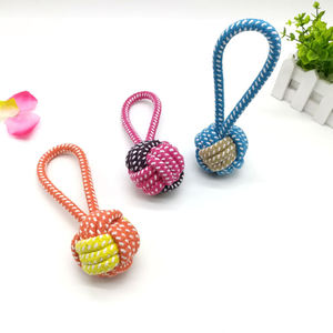 En popüler ürünler pet çiğneme oyuncağı köpek pamuk ip ve top oyuncağı - Product Image 4