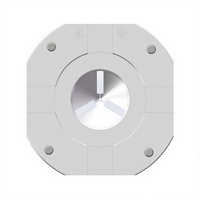 Mandrin hydraulique vertical AUTOCHUCK JHS-65 à pince en caoutchouc, à trou traversant, fixe, pour fixation de pièces CNC lors du perçage et de la fraisage